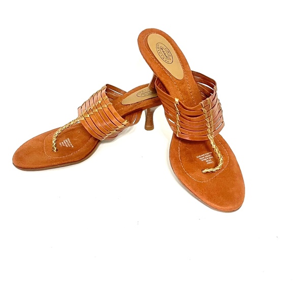 Women's Leather Sandals size 8M - NEW ITEM - Picture 1 of 6